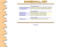 Tablet Screenshot of marschall.net
